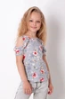 Блузка для девочки Mevis серая 3455-02 128 см - изображение 1