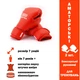 Боксерские перчатки Sportko 7 унций (облегченные) Красный PD2-7-RED - изображение 2