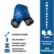 Боксерські рукавички Sportko 12 унцій Синій PD1-12-BLUE - зображення 2