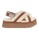 Женские угги Disco Cross Slides Chestnut 36 Коричневые (1121550) - изображение 1