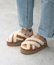 Женские угги Disco Cross Slides Chestnut 36 Коричневые (1121550) - изображение 7