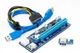 Райзер 6 pin v009s USB 3.0 PCI-E 1X - 16X Riser для відеокарт 60см 77434 - изображение 7