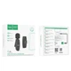 Мікрофон-петличка Hoco L15 Type-C Crystal lavalier wireless digital microphone Black - зображення 2