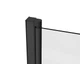 Шторка для ванни скляна AVKO Glass RDY21 Black на 1 секцію 140 х 60 см - зображення 4
