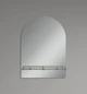 Зеркало настенное Zerix LAGUNA MRZ03-450x600x110 прямоугольное с дугообразным верхом и полкой (ZX56 - изображение 3