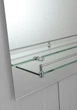 Зеркало настенное Zerix LAGUNA MRZ03-450x600x110 прямоугольное с дугообразным верхом и полкой (ZX56 - изображение 2