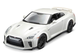 Model metalowy Bburago Nissan GT-R 1:24 biały (4893993010585) - obraz 1