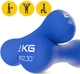 Гантели виниловые 4FIZJO 8-shape 2 x 2 кг (P-5907739312020) - изображение 5