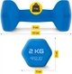 Гантели виниловые 4FIZJO Classic 2 x 2 кг (P-5907739311979) - изображение 3