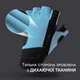 Фитнес перчатки для спорта турника тренировок велосипеда Vilico унисекс для тренажерного зала тяжелой атлетики спортзала защитные дышащие нескользящие ударостойкие универсальные велоперчатки короткие пальцы Голубые 66_8_L_2 - изображение 4