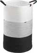 Корзина для белья Kela Hedda 40х57 см Бело-черная (24453) - изображение 1