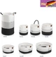 Корзина для белья Kela Hedda 40х57 см Бело-черная (24453) - изображение 3