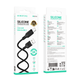 Кабель BOROFONE BX113 Lenny silicone charging data cable Type-C(L=2M) Black (6941991115509) - изображение 3