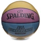 Мяч баскетбольный № 7 SPALDING ALL CONFERENCE желтый-голубой 76896Y - изображение 7