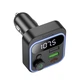 АЗП з FM-модулятором HOCO E85 Tiger PD20W+QC3.0 car BT FM transmitter Black (6942007634304) - изображение 3