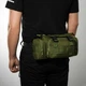 Сумка - подсумок тактическая поясная Tactical военная, сумка нагрудная с ремнем 5 литров кордура хаки - изображение 8