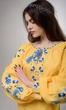 Вишиванка жіноча vishivano4ka 219-8 54 жовта - изображение 2