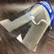Защитный щиток экран для лица прозрачный пластик 165х195 мм FACE SHIELD комплект 10 шт - изображение 2