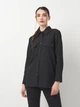 Рубашка женская Zara 4043/290 XXS Черная (04043290803087) - изображение 1