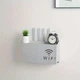 Держатель для беспроводного маршрутизатора Wi-Fi полка подвесная для роутера, держатель для модема серый - изображение 2