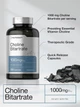 Добавка премиум-класса битартрат холина Horbäach Choline Bitartrate 1000mg 250 капсул - изображение 3