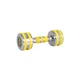 Гантель хромована inSPORTline Yellsteel 5 кг - жовта - зображення 1