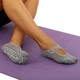 Носки Yoga One size серые женские антискользящие универсальные для йоги, пилатеса, фитнеса, противоскользящие с силиконовыми точками - изображение 6