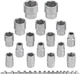 Набор головок Rock Force 1/2" 6-гранные 10-32 мм на планке 16 предметов (RF-4161-5) - изображение 3
