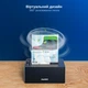 Док-станция клонировщик Maiwo для двух SSD/HDD 2.5/3.5" SATA USB 3.0 (K3082 2501) Черная - изображение 7