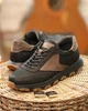 Кожаные мужские кроссовки Legessy SPARK BLACK AND COFFEE 41р - изображение 2