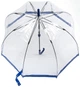 Зонт-трость Fulton Birdcage-1 Navy синий прозрачный купол женский купольный 61608 - изображение 2