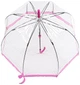 Зонт-трость Fulton Birdcage-1 Pink розовый прозрачный купол женский купольный 61613 - изображение 9