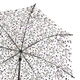 Зонт трость женский ПВХ механический Birdcage с куполом 84 см прозрачный с принтом купол, мультиколор 61671 - изображение 4