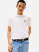Футболка бавовняна чоловіча Tommy Jeans DM0DM20322-YBL S Біла (8720638647881) - зображення 1