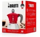 Гейзерна кавоварка Bialei 100 мл Moka Induction Red 2 чашки Store - зображення 7