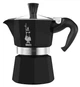 Гейзерная кофеварка BialeStorei Moka Express 130 мл. 3 чашки Черная Store - изображение 1