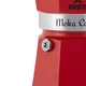 Гейзерная кофеварка BialeStorei Moka Express 270 мл. 6 чашек Красная Store - изображение 4
