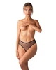 Трусики с вырезом Obsessive Nuites в горошек Черный L/XL (48151) - изображение 2