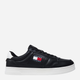 Sneakersy męskie skórzane Tommy Jeans EM0EM01574-BDS 42 Czarne (8720638211242) - obraz 1