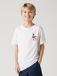 Подростковая футболка для мальчика Levi`s Lvb Ls Monogram Tee 9EL402-W1T 170-176 см (16A) Белая (3666643152161) - изображение 1
