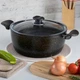 Каструля чорна 3,8 л 24 см Evren - зображення 1