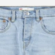 Подростковые джинсы для девочки Levi's Lvg 501 Original Jeans 4EH879-L6Z 146-152 см (12A) Голубые (3665115955118) - изображение 6