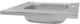 Кухонная мойка KRONER (KRP) Satin-6060L D0.6T160 - изображение 2
