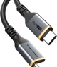 Кабель CABLETIME USB Type C- USB Type C 3A 5А/PD100W швидка зарядка 1 м Black (CU03L) - зображення 1