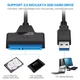 Кабель-адаптер SATA 3, 22pin to USB 6Gbps Black, Для HDD и SSD - изображение 4