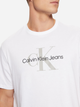 Футболка бавовняна чоловіча Calvin Klein Jeans 00040EM286-YAA 2XL Біла (8720639846160) - зображення 5