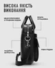 Мужская кожаная сумка портфель 39x 28x7 / сумка на одно отделение для ноутбука, черный цвет - изображение 8