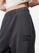 Spodnie sportowe damskie z wysokim stanem Calvin Klein Jeans J20J224989-PT2 S Ciemnoszare (8720639942015) - obraz 4