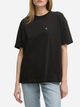 Koszulka damska bawełniana Calvin Klein Jeans J20J225113-BEH XL Czarna (8720639929979) - obraz 1