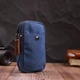 Спортивная сумка мужская поясная на ремень текстильная маленькая Vintage Синий 35077 - изображение 7